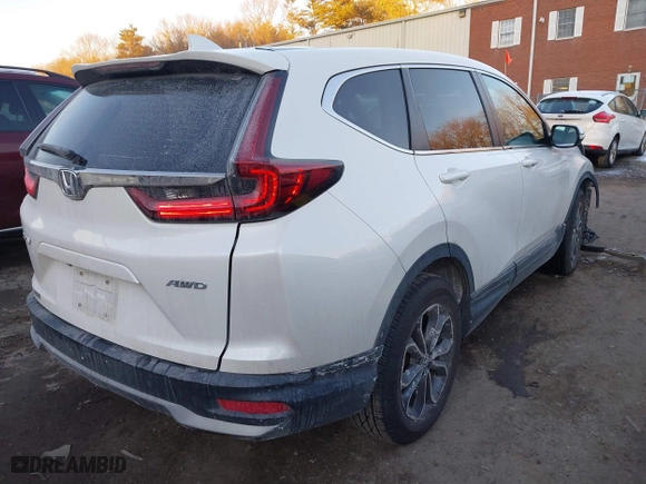 2022 Honda CR-V EX with VIN 2HKRW2H53NH600653, listed as a IAAI auction lot 41394041 with 58,979 mi miles. Bid and sale history available at carsss.com. Image 4.