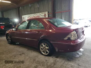 2003 Mercedes-Benz C 320 with VIN WDBRF64JX3E011458, listed as a Copart auction lot 45239835 with 203,013 mi miles and Salvage title. Bid and sale history available at DreamBid. Image 2.