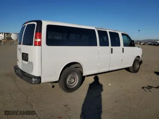 2012 Chevrolet Express Passenger 1LT with VIN 1GAZG1FA6C1128811, listed as a Copart auction lot 89376155 with 165,888 mi miles and Salvage Title. Bid and sale history available at carsss.com. Image 3.