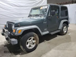 2003 Jeep Wrangler Sport with VIN 1J4FA49S53P332041, listed as a Copart auction lot 48569515 with 175,206 mi miles and Clean Title. Bid and sale history available at carsss.com. Image 1.