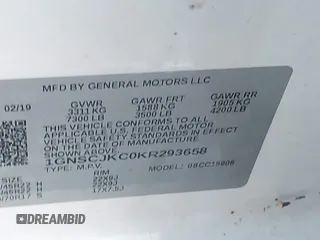 2019 Chevrolet Suburban Premier with VIN 1GNSCJKC0KR293658, listed as a IAAI auction lot 40563834 with 153,619 mi miles. Bid and sale history available at carsss.com. Image 9.