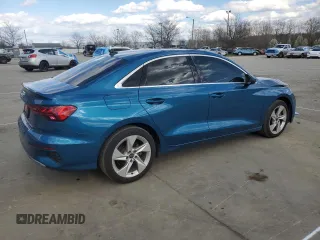 2022 Audi A3 Premium z VIN WAUAUDGY3NA076385, wystawiony jako Copart lot #50178965 z przebiegiem 41 837 mil mil oraz Nie do naprawy • Non repairable. Historia ofert i sprzedaży dostępna na DreamBid. Obrazek 3.