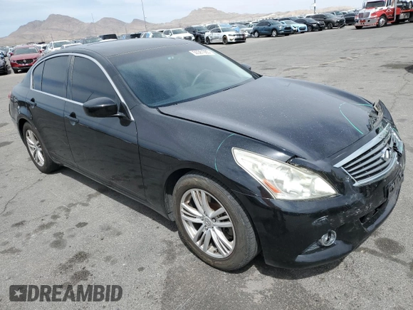 2012 Infiniti G37 Sedan Journey with VIN JN1CV6AP7CM931222, listed as a Copart auction lot 50381985 with 134,661 mi miles and Salvage Title. Bid and sale history available at carsss.com. Image 4.