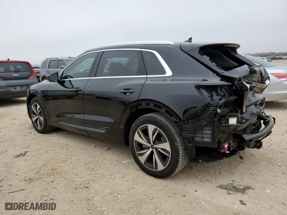 2024 Audi Q8 e-tron Premium Plus with VIN WA15AAGE4RB019575, listed as a Copart auction lot 43020625 with NaN miles and Salvage Title. Bid and sale history available at carsss.com. Image 2.