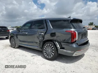 2024 Hyundai Palisade Calligraphy z VIN KM8R74GE0RU768073, wystawiony jako Copart lot #55093825 z przebiegiem 14 217 mil mil oraz Szkoda całkowita • Salvage title. Historia ofert i sprzedaży dostępna na DreamBid. Obrazek 2.