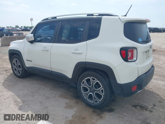 2017 Jeep Renegade Limited with VIN ZACCJADB6HPE93491, listed as a IAAI auction lot 42155903 with 149,115 mi miles and . Bid and sale history available at DreamBid. Image 3.