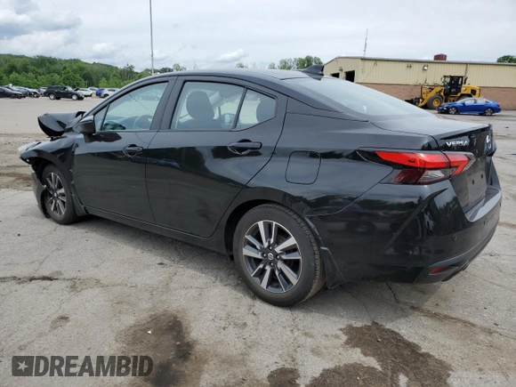 2021 Nissan Versa SV with VIN 3N1CN8EV7ML806320, listed as a Copart auction lot 64251185 with 39,157 mi miles and Salvage title. Bid and sale history available at DreamBid. Image 2.