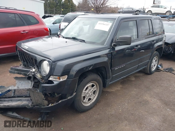 2016 Jeep Patriot Sport with VIN 1C4NJPBB8GD547837, listed as a IAAI auction lot 41556247 with 96,304 mi miles and . Bid and sale history available at carsss.com. Image 18.