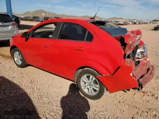 2014 Chevrolet Sonic LT with VIN 1G1JC5SH7E4107793, listed as a Copart auction lot 46858715 with 0 mi miles and Salvage Title. Bid and sale history available at carsss.com. Image 2.