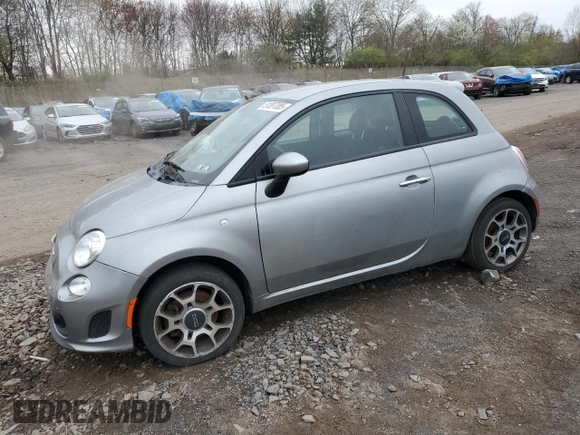 2018 FIAT 500 Pop with VIN 3C3CFFKHXJT465153, listed as a Copart auction lot 51097085 with 92,506 mi miles and Salvage Title. Bid and sale history available at carsss.com. Image 1.