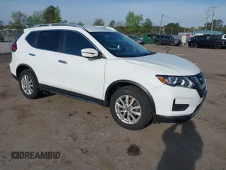 2017 Nissan Rogue SV with VIN KNMAT2MV2HP571019, listed as a IAAI auction lot 42074667 with 164,965 mi miles. Bid and sale history available at carsss.com. Image 1.