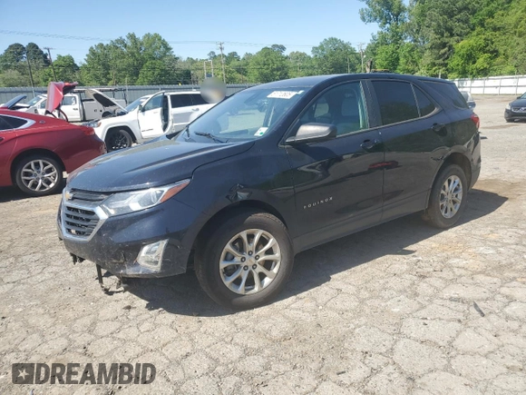 2020 Chevrolet Equinox LS z VIN 2GNAXHEV7L6189591, wystawiony jako Copart lot #51712605 z przebiegiem 91 321 mil mil oraz Szkoda całkowita • Salvage title. Historia ofert i sprzedaży dostępna na DreamBid. Obrazek 1.