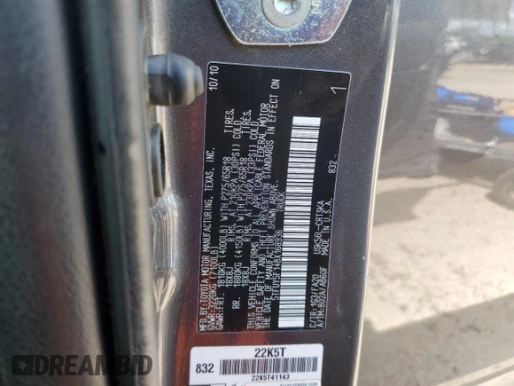 2011 Toyota Tundra 4WD Truck with VIN 5TFUY5F14BX168936, listed as a Copart auction lot 64460524 with 166,212 mi miles and Salvage Title. Bid and sale history available at carsss.com. Image 12.