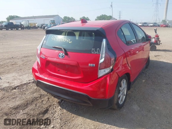 2017 Toyota Prius One with VIN JTDKDTB34H1591574, listed as a IAAI auction lot 42400046 with 190,128 mi miles and . Bid and sale history available at DreamBid. Image 4.