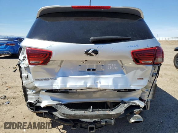 2019 Kia Sorento LX with VIN 5XYPG4A30KG449573, listed as a Copart auction lot 48231315 with 83,287 mi miles and Salvage Title. Bid and sale history available at carsss.com. Image 6.