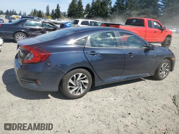 2016 Honda Civic Sedan EX with VIN 19XFC2F84GE215098, listed as a Copart auction lot 53055735 with 35,732 mi miles and Salvage Title. Bid and sale history available at carsss.com. Image 3.