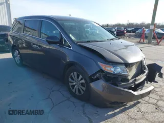 2016 Honda Odyssey EX-L with VIN 5FNRL5H61GB110300, listed as a IAAI auction lot 41949148 with 154,677 mi miles. Bid and sale history available at carsss.com. Image 1.