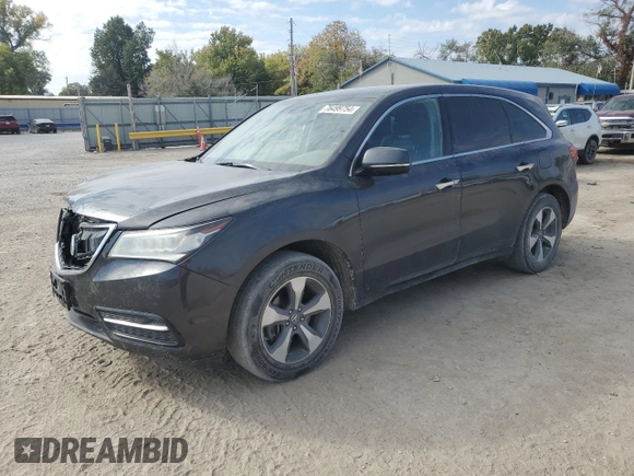 2014 Acura MDX with VIN 5FRYD3H25EB019858, listed as a Copart auction lot 76499754 with 149,413 mi miles and Salvage Title. Bid and sale history available at carsss.com. Image 1.
