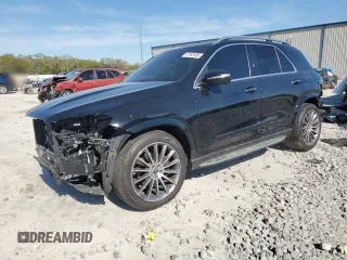 2022 Mercedes-Benz GLE 350 with VIN 4JGFB4JB3NA672398, listed as a Copart auction lot 47185185 with 9,294 mi miles and Salvage title. Bid and sale history available at DreamBid. Image 1.
