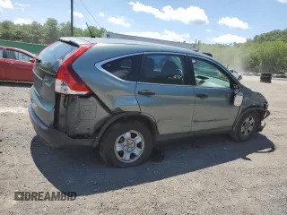 2012 Honda CR-V LX with VIN 5J6RM4H39CL033836, listed as a Copart auction lot 62361625 with 192,783 mi miles and Salvage title. Bid and sale history available at DreamBid. Image 3.