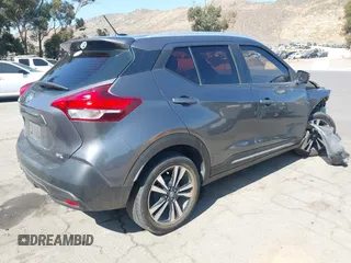 2018 Nissan Kicks SV with VIN 3N1CP5CUXJL511291, listed as a IAAI auction lot 42393541 with 144,642 mi miles and . Bid and sale history available at DreamBid. Image 4.