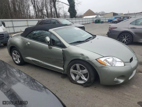 2008 Mitsubishi Eclipse GS with VIN 4A3AL25F38E003345, listed as a Copart auction lot 88695085 with 23,807 mi miles and Salvage Title. Bid and sale history available at carsss.com. Image 4.