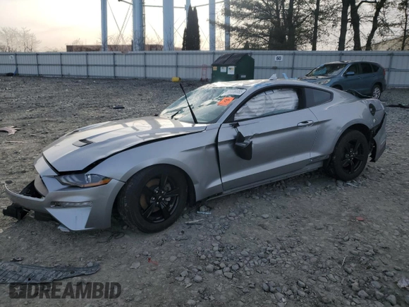 2022 Ford Mustang EcoBoost with VIN 1FA6P8TH8N5138780, listed as a Copart auction lot 45538085 with 41,435 mi miles and Salvage Title. Bid and sale history available at carsss.com. Image 1.