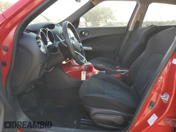 2014 Nissan Juke SV with VIN JN8AF5MV5ET481752, listed as a Copart auction lot 44205875 with 99,257 mi miles and Salvage title. Bid and sale history available at DreamBid. Image 7.