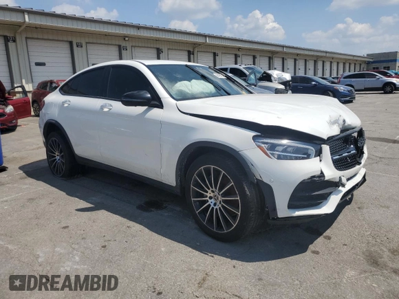 2021 Mercedes-Benz GLC 300 with VIN W1N0J8EBXMF872218, listed as a Copart auction lot 61957435 with Not provided miles and Clean title. Bid and sale history available at DreamBid. Image 4.