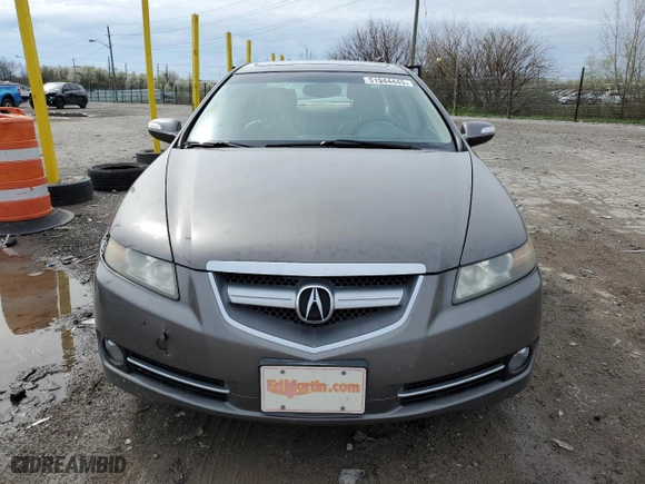 2008 Acura TL with VIN 19UUA66258A024604, listed as a Copart auction lot 51944445 with 0 mi miles and Salvage Title. Bid and sale history available at carsss.com. Image 5.