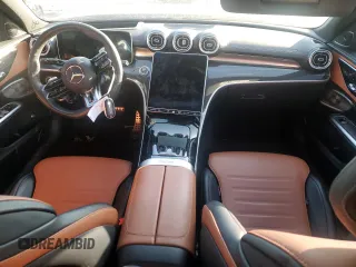 2023 Mercedes-Benz C 43 AMG with VIN W1KAF8HB3PR073401, listed as a Copart auction lot 87645465 with 27,805 mi miles and Salvage Title. Bid and sale history available at DreamBid. Image 8.