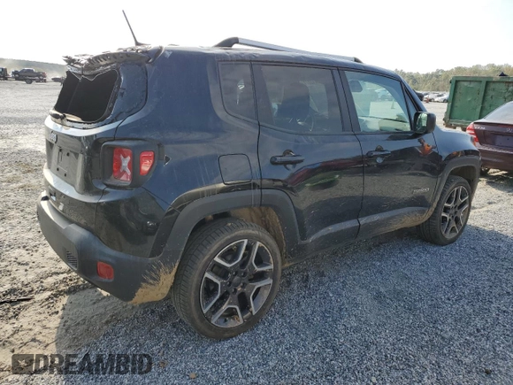 2020 Jeep Renegade Jeepster with VIN ZACNJBAB1LPL76071, listed as a Copart auction lot 74413874 with 53,471 mi miles and Salvage Title. Bid and sale history available at carsss.com. Image 3.