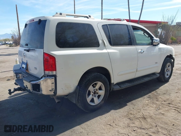 2006 Nissan Armada LE с VIN 5N1AA08B76N726663, выставлен на аукционе IAAI как лот 41409292 с пробегом 227 802 миль миль и . История ставок и продаж доступна на DreamBid. Изображение 4.