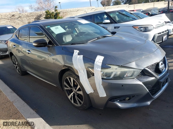 2018 Nissan Maxima SL with VIN 1N4AA6AP0JC363808, listed as a IAAI auction lot 41231430 with 142,955 mi miles. Bid and sale history available at carsss.com. Image 1.