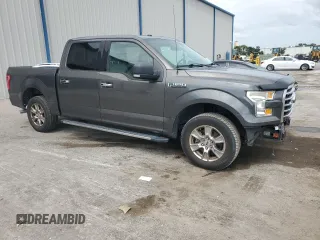 2017 Ford F-150 XL with VIN 1FTEW1C86HKD49367, listed as a Copart auction lot 62867715 with 107,896 mi miles and Salvage title. Bid and sale history available at DreamBid. Image 4.