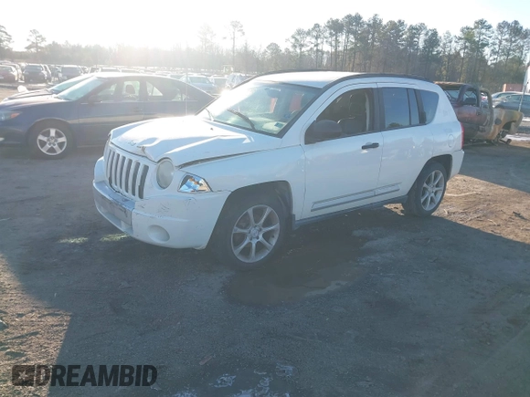 2007 Jeep Compass Limited with VIN 1J8FF57W07D193729, listed as a IAAI auction lot 41337781 with 173,928 mi miles. Bid and sale history available at carsss.com. Image 2.
