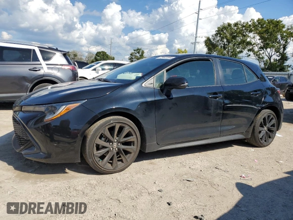 2022 Toyota Corolla Hatchback SE with VIN JTND4MBEXN3163326, listed as a Copart auction lot 72441564 with 54,761 mi miles and Non Repairable. Bid and sale history available at carsss.com. Image 1.