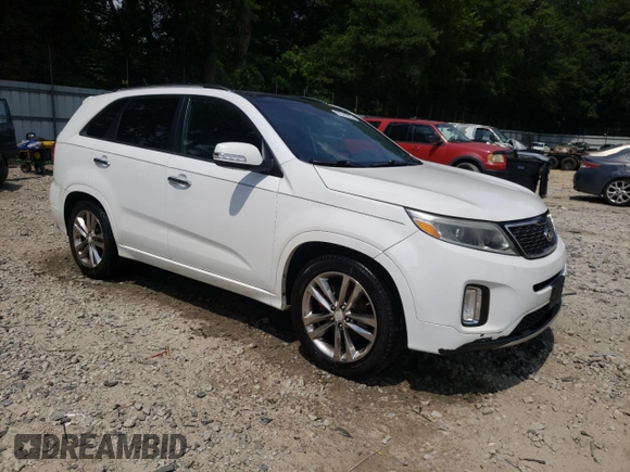 2014 Kia Sorento SX Limited with VIN 5XYKW4A73EG462709, listed as a Copart auction lot 60546595 with 228,673 mi miles and Salvage title. Bid and sale history available at DreamBid. Image 4.