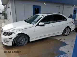 2014 Mercedes-Benz C 250 Sport with VIN WDDGF4HB3EG245342, listed as a Copart auction lot 63475915 with 130,235 mi miles and Clean title. Bid and sale history available at DreamBid. Image 1.