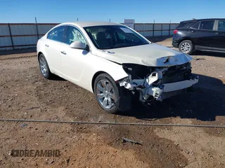 2013 Buick Regal Turbo Premium 1 with VIN 2G4GS5EV6D9207767, listed as a IAAI auction lot 41639722 with 64,602 mi miles. Bid and sale history available at carsss.com. Image 1.