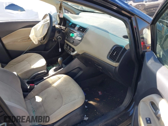 2013 Kia Rio SX with VIN KNADN4A32D6211574, listed as a IAAI auction lot 41671851 with 224,203 mi miles. Bid and sale history available at carsss.com. Image 5.