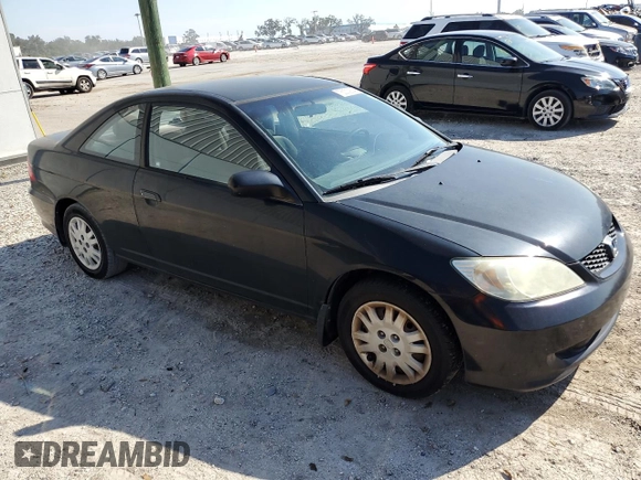 2005 Honda Civic LX with VIN 1HGEM21565L055009, listed as a Copart auction lot 76300934 with 208,613 mi miles and Clean Title. Bid and sale history available at DreamBid. Image 5.