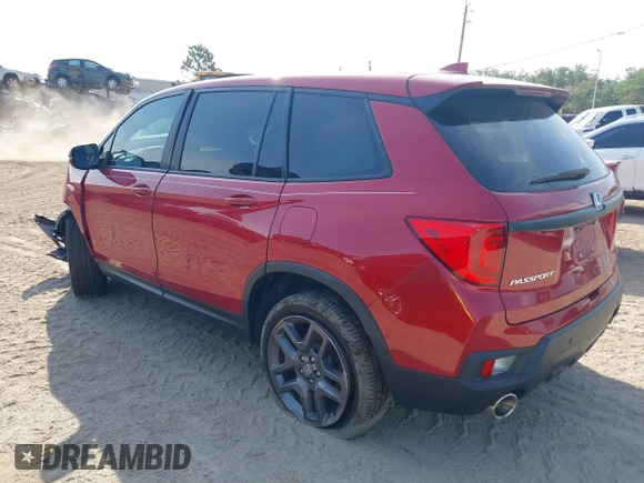2022 Honda Passport EX-L with VIN 5FNYF7H58NB006115, listed as a IAAI auction lot 42366755 with Not provided miles and . Bid and sale history available at DreamBid. Image 3.