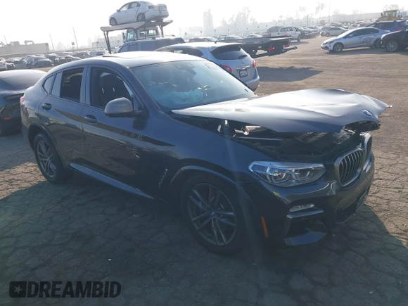 2019 BMW X4 M40i z VIN 5UXUJ5C54KLJ64077, wystawiony jako IAAI lot #41012233 z przebiegiem 40 737 mil mil oraz . Historia ofert i sprzedaży dostępna na DreamBid. Obrazek 1.