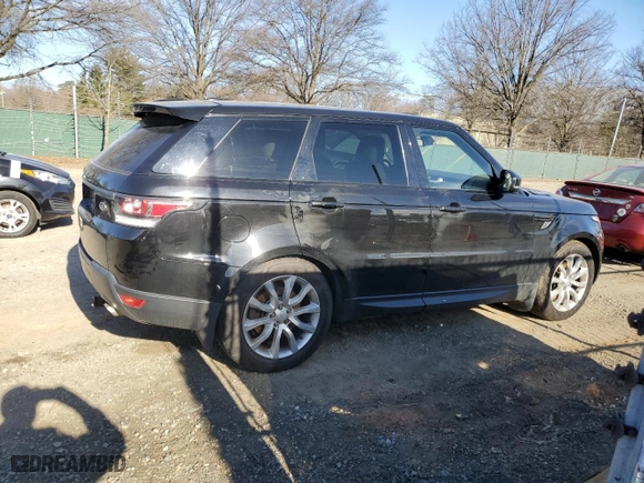 2016 Land Rover Range Rover Sport V6 HSE with VIN SALWR2VF1GA577836, listed as a Copart auction lot 48099735 with 76,567 mi miles and Salvage Title. Bid and sale history available at carsss.com. Image 3.