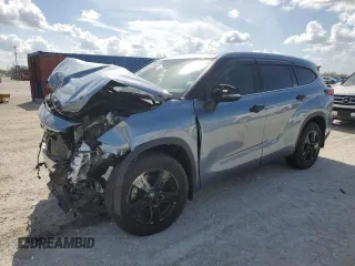 2022 Toyota Highlander LE z VIN 5TDZZRAH5NS131788, wystawiony jako Copart lot #50328045 z przebiegiem Nie podano mil oraz Czysty tytuł • Clean title. Historia ofert i sprzedaży dostępna na DreamBid. Obrazek 1.