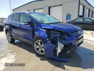 2015 Ford Escape Titanium with VIN 1FMCU9J97FUA00075, listed as a Copart auction lot 54215845 with 99,818 mi miles and Salvage title. Bid and sale history available at DreamBid. Image 4.