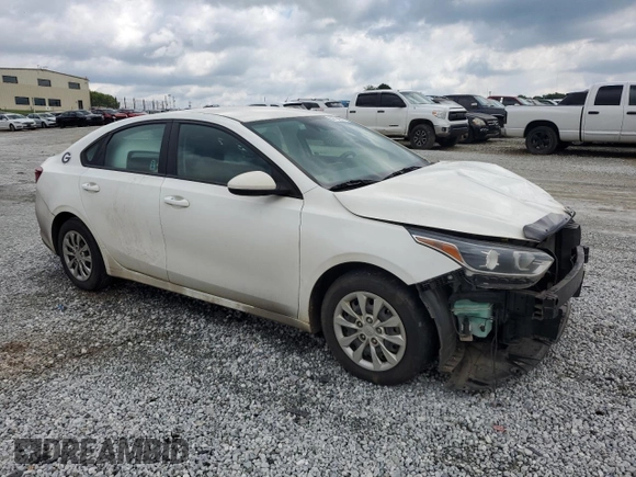 2021 Kia Forte LXS with VIN 3KPF24AD3ME323226, listed as a Copart auction lot 56724915 with 80,705 mi miles and Salvage title. Bid and sale history available at DreamBid. Image 4.