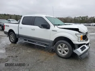 2018 Ford F-150 XL with VIN 1FTEW1EP3JFD25837, listed as a Copart auction lot 48391955 with 120,636 mi miles and Salvage Title. Bid and sale history available at carsss.com. Image 4.