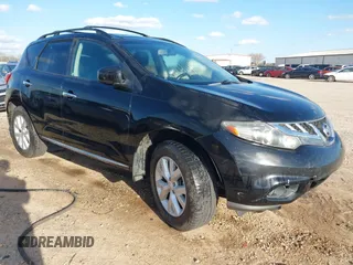 2011 Nissan Murano SL with VIN JN8AZ1MU6BW057143, listed as a IAAI auction lot 41738054 with 147,468 mi miles. Bid and sale history available at carsss.com. Image 1.